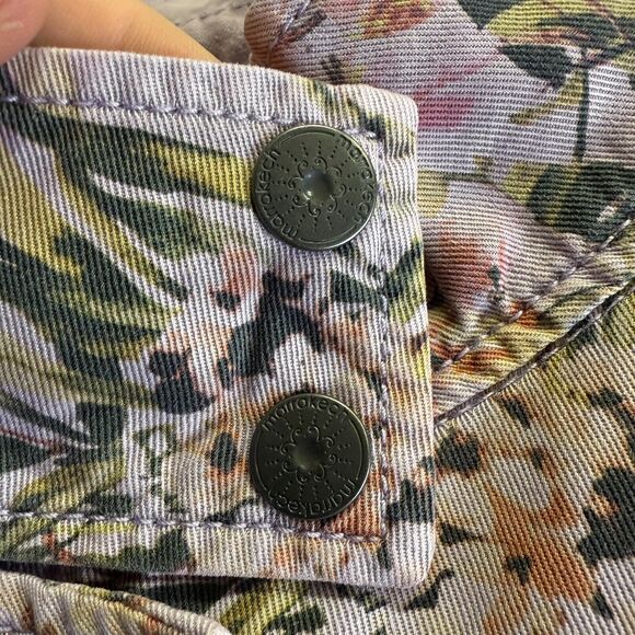 Anthropologie Marrakech Darcy Floral Jacket Lyocell Womens Large Lavender Purple - Picture 10 of 11